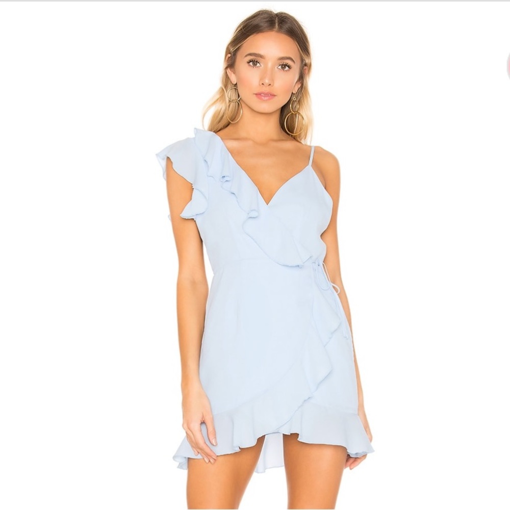 Superdown Revolve Areanna Wrap Dress, Medium